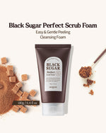 SKINFOOD BLACK SUGAR PERFECT SCRUB FOAM