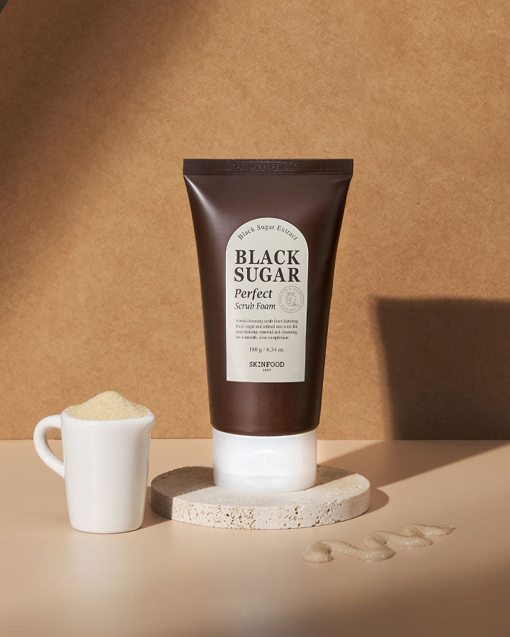 SKINFOOD BLACK SUGAR PERFECT SCRUB FOAM